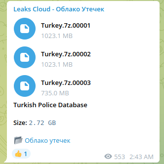turkey bad actor dump data dark web law enforcement