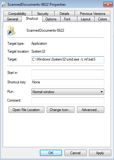 application scanned documents bat inf cmd system32 windows
