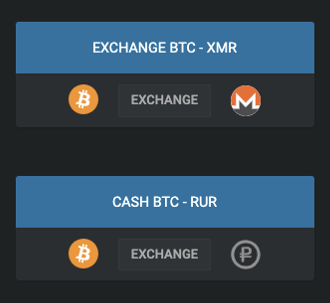 exchange crypto monero xmr btc